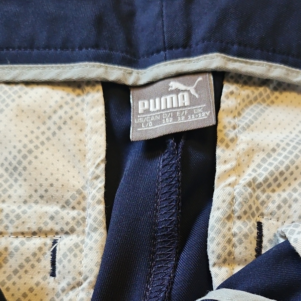 Puma Boys Golf Shorts Navy Sz. L